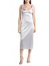 Free People Solid Silver Cocktail Dress Size L - photo 1