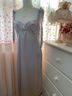Free People Solid Silver Cocktail Dress Size L - photo 4