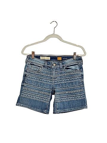 Pilcro and the Letterpress Fit Sjej Denim Shorts (view 1)
