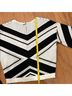 Karen Millen Print Black White Top Size XS - photo 3