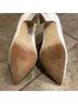 Marc Fisher 100% Leather Solid White Ankle Boots Size 7 1/2 - photo 8