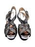 Michael Kors Black Silver Heels Size 7 1/2 - photo 1