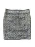 Cache 100% Polyester 96% Polyester 4% Spandex Silver Formal Skirt Size 2 - photo 1