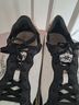 Schutz 100% Leather Black White Sneakers Size 11 - photo 3