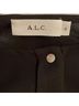A.L.C. 100% Silk Solid Black Long Sleeve Blouse Size 4 - photo 3