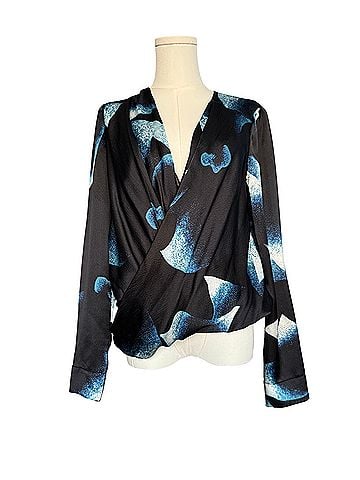 Diane von Furstenberg New Issie Two Silk 3/4 Sleeve Blouse (view 1)