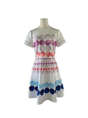 Ted Baker London Myley Marina Mosaic Casual Dress (view 1)
