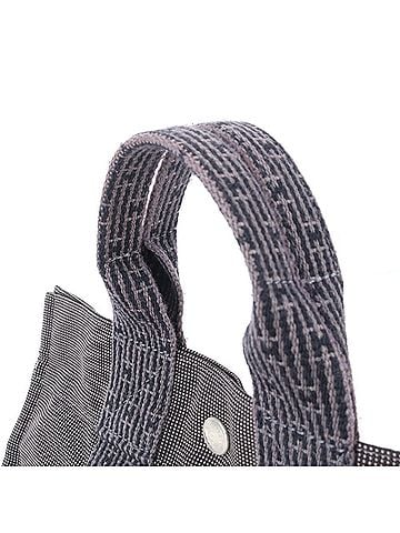 Hermès Hermes Herline Leather Canvas Tote Bag Handbag Shoulder Gray Men's (view 2)