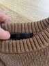 Jenni Kayne 100% Cotton Stripes Brown White Pullover Sweater Size M - photo 3