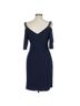 Ralph Lauren 100% Polyester Blue Cocktail Dress Size P (petite) - photo 2