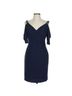 Ralph Lauren 100% Polyester Blue Cocktail Dress Size P (petite) - photo 1