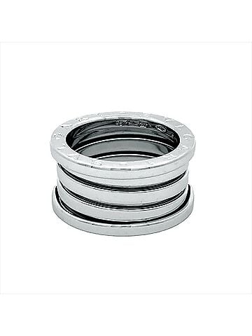 Bvlgari Bvlgari Bulgari B.zero1 4-band ring, size #51, 18KWG, 9.8g, white gold, women's. (view 2)