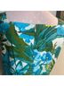 Talbots Floral Blue Green Casual Dress Size 10 - photo 9