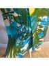 Talbots Floral Blue Green Casual Dress Size 10 - photo 8