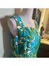 Talbots Floral Blue Green Casual Dress Size 10 - photo 6