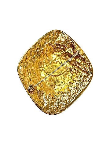 Chanel Chanel Vintage Coco Mark Arabesque Brooch 1157 (GPg Gold) (view 2)