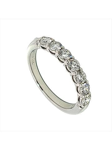 Tiffany & Co. Tiffany & Co. Embrace 7-Diamond Ring, Platinum (Pt950), Approx. 3.8g, Women's Ring (view 1)