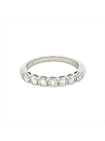 Tiffany & Co. Tiffany & Co. Embrace 7-Diamond Ring, Platinum (Pt950), Approx. 3.8g, Women's Ring (view 2)