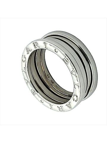 Bvlgari Bvlgari Bulgari B-zero1 3-band ring, size #50, 18KWG, 8.1g, white gold. (view 1)