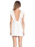 NBD 100% Polyester 100% Nylon 97% Polyester 3% Elastane White Ivory Cocktail Dress Size L - photo 2