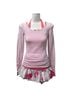 Abercrombie Pink Long Sleeve Blouse Size XXS - photo 2