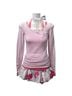 Abercrombie Pink Long Sleeve Blouse Size XXS - photo 1