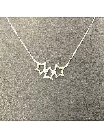 Tiffany & Co. Tiffany & Co. Triple Star Necklace, SV925, 2.6g, Silver, Women's. (view 2)