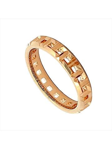 Tiffany & Co. Tiffany & Co. True Narrow Ring, approximately 18KPG (pink gold), 3.1g, women's ring. (view 1)