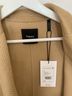 Theory 100% Wool Solid Tan Wool Coat Size M - photo 5