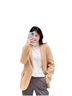 Theory 100% Wool Solid Tan Wool Coat Size M - photo 2