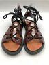 Dr. Martens 100% Leather Solid Brown Black Sandals Size 8 - photo 3