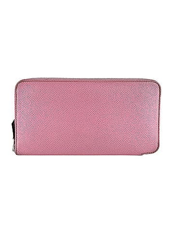 Hermès Hermes HERMES Round Zipper Long Wallet Azap Silk In Veau Epsom Pink Women's z9951 (view 1)