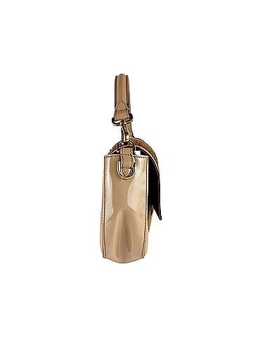 Fendi Fendi Mamma Bucket Handbag/Shoulder Bag, Patent Leather, Boa Lining, Beige/Brown, Women's, 8BR600-A9Y2 z9942 (view 2)