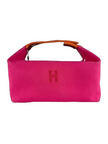 Hermès Hermes HERMES Handbag Bride à Black GM Canvas Pink Women's z9935 (view 1)