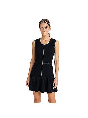 The Kooples Zip Front Jacquard Knit Sleeveless Mini Dress Casual Dress (view 1)