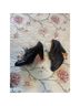 Poetic Black Green Heels Size 10 - photo 4