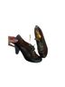 Poetic Black Green Heels Size 10 - photo 1