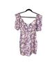 Shein 100% Polyester Floral Purple Cocktail Dress Size XL - photo 1