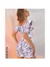 Shein 100% Polyester Floral Purple Cocktail Dress Size XL - photo 4