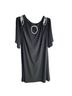 MSK Black Casual Dress Size L - photo 1
