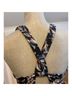 Kyodan Floral Black Jumpsuit Size M - photo 6