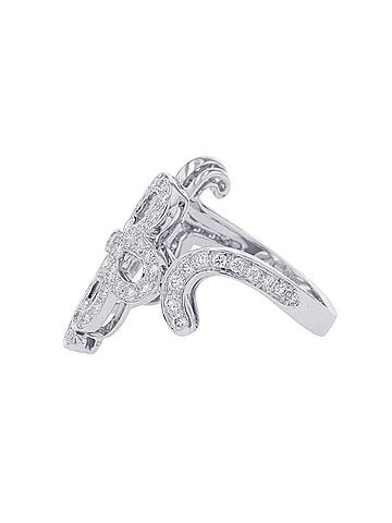 Van Cleef & Arpels Van Cleef & Arpels Dentelle Diamond Ring, 18K White Gold. (view 2)
