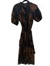 Sugarlips Floral Black Brown Casual Dress Size S - photo 1