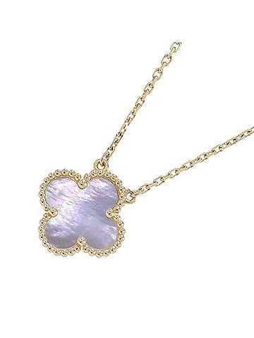 Van Cleef & Arpels Van Cleef & Arpels Alhambra Necklace Pendant Mother of Pearl 18K Yellow Gold VCARA45900 (view 1)