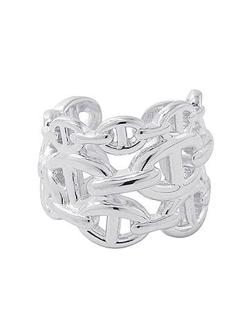 Hermès Hermes Ring Chaine d'Ancre Enchainee GM SV925 Silver HERMES (view 1)