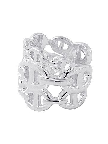Hermès Hermes Ring Chaine d'Ancre Enchainee GM SV925 Silver HERMES (view 2)