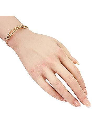 Hermès Hermes Chaine d'Ancre Bracelet, 18K Pink Gold, Diamond, Women's, HERMES, Pre-owned (view 2)