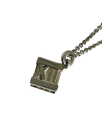 Tiffany & Co. TIFFANY&Co. Tiffany Atlas Cube Chain Pendant Necklace, SV925 Silver, Women's Accessory (view 1)