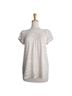 Meraki 92% Polyester 8% Spandex 100% Polyester Ivory White Short Sleeve Blouse Size M - photo 1