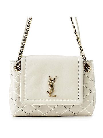 Saint Laurent Saint Laurent Paris Chain Shoulder Bag Mini Nolita YSL 672738 SAINT LAURENT PARIS Handbag White (view 1)
